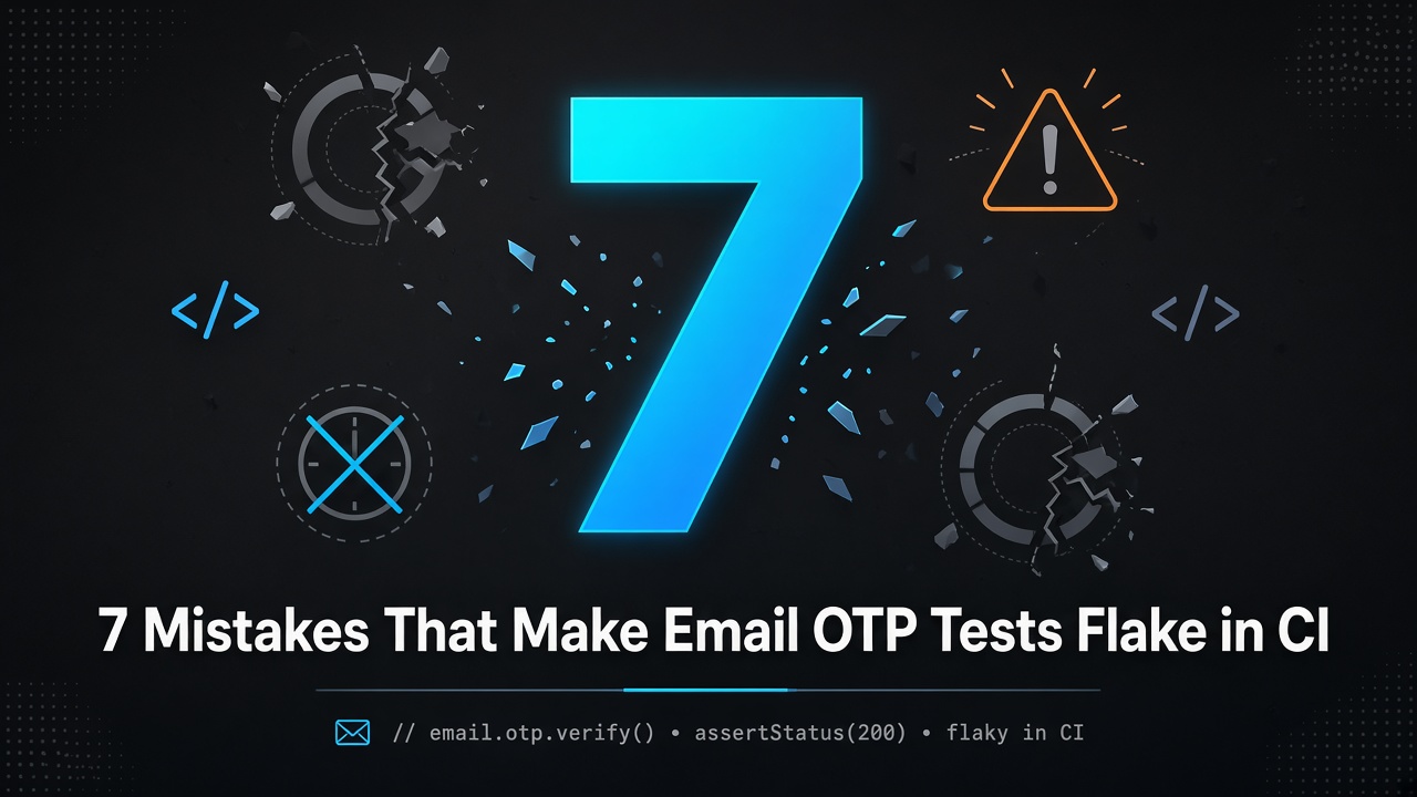7 Mistakes That Make Email OTP Tests Flake in CI